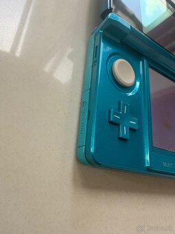 Nintendo 3DS Aqua Blue + 2 Hry - 4