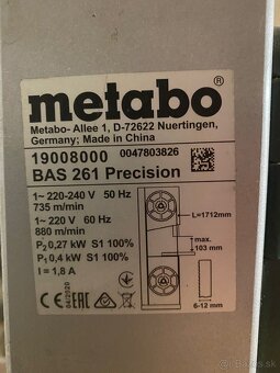 Pasová píla METABO BAS 261 - 4