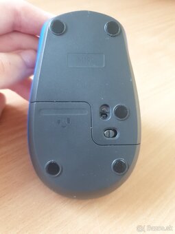 Bezdrôtová myš Logitech M190 – Modrá/Čierna - 4