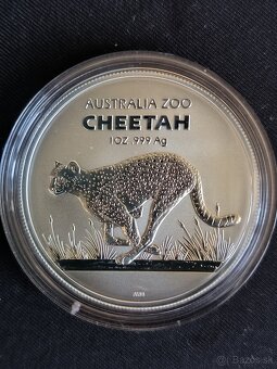 1 Oz Austrália ZOO strieborná minca 999/1000 - 4