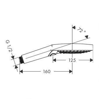 hansgrohe ručná sprcha RainDance Select S 120 3jet 26014000 - 4