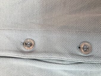 HUGO BOSS originál azurove pánske polotricko L/XL - 4