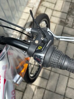 Detský bicykel Vedora Madspeed 24” ružovo-biely - 4