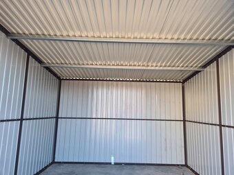 🅿️ Plechová garáž 3×3 m – RAL 9002 / RAL 7016 - 4