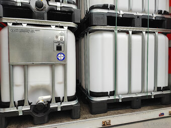 predám certifikované 600l ibc kontajnery na potraviny a ADR - 4
