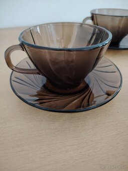 Dymové sklo - šálky a poháre - 4