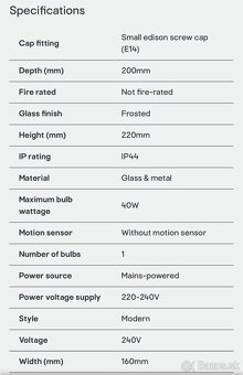 Kinkiet GoodHome Dorres E14 chrom - 4