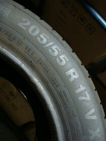 205/55R17 V,Continental-Contact 5,2kusy.Letné. - 4
