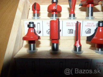 Predam novu sadu ROUTER bitov,12 kusov-Frezky - - 4