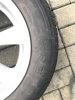 165/70 R14 + letné pneumatiky - 4