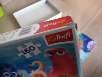 Puzzle Hľadá sa Dory, Macko PU, Bambi, Minnie, Ebchantimals - 4