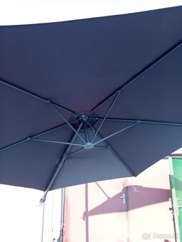 Slnečník Santorini 3m, šedý - 4