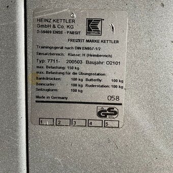 Predám multifunkčnú posilňovaciu vežu KETTLER ULTRA - 4