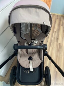 Cybex priam 4.0 matt black + poťah cozy beige - 4
