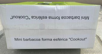 Nový zabalený mini bbq grill cookout 0604055 cerveny - 4