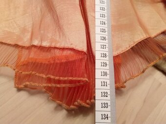 Oranžové spoločenské šaty - 4