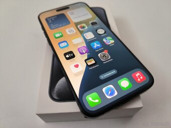 apple iphone 15 PRO MAX 256gb Blue Titanium / Batéria 100% - 4