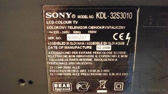 Tv Sony Bravia uhlopriečka 82cm - 4