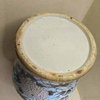 Starožitná čínska porcelánová váza, 19.-20. storočie - 4