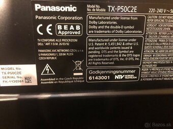 Predám perfektný nepoužitý TV Panasonic s obrazovkou 125 cm - 4