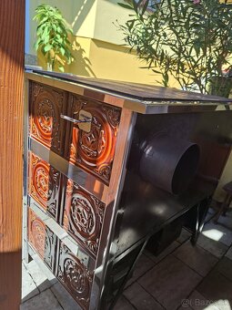 Kachľový sporák na drevo KZP - KS 6 P - 4