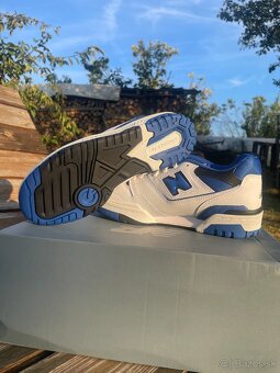New Balance 550 White Blue - 4