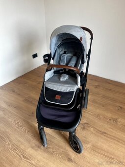 Kinderkraft Everyday 2v1 light grey s príslušenstvom - 4