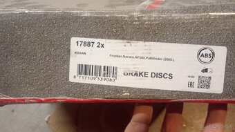 Brzdové platničky disky Nissan Navara - 4