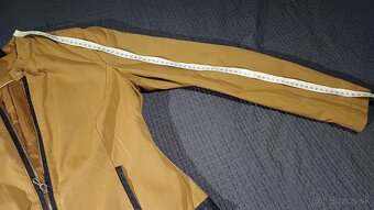 hnedá tenká bunda na zips - 4