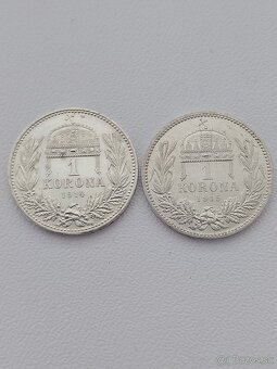 Mince 1 koruny F.J. - 4