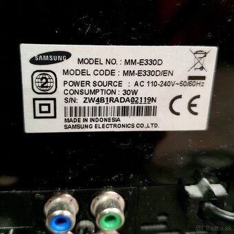 DVD a Hifi mikrosystém Samsung MM-E330D - 4