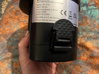 Outdoor Camping trips Battery Powered Air Pumpa - 4