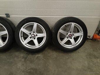 Predám alu disky zo zimnými gumami 205/55/r16 - 4