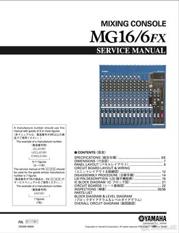 Mixážny pult Yamaha MG16/6FX - 4