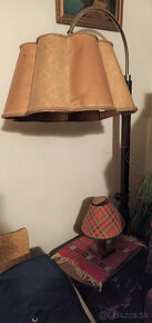 Art Deco RETRO stojacia lampa so stolikom (iba osobný odber - 4