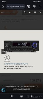 Predam zosilovac s Bluettoth - 4