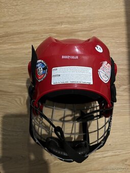 Hokejová prilba Bauer 50-55cm cervena - 4
