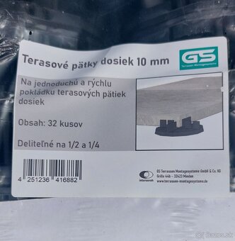 Predám terasové vyrovnávacie podložky - 4