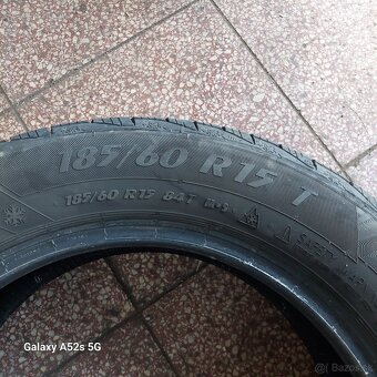 Predám zimné pneu 185/60R15 Matador - 4
