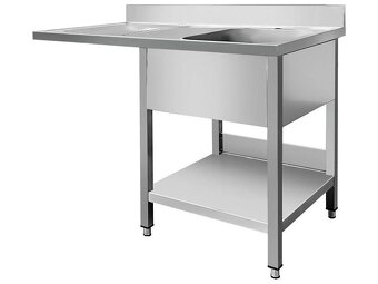 Nerezový jednodřez s odkapávací plochou - 4