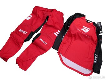 Detský komplet pre minicross shot červený čierny - 4