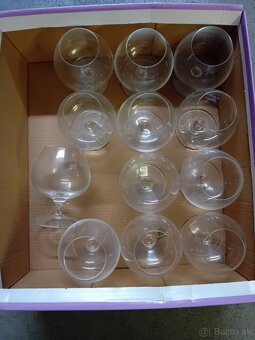 Sklenené poháre na koňak a iné - 4