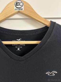 Tričko Hollister - tmavomodré - 4