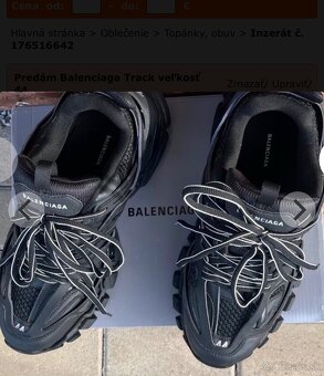 Predám Balenciaga track veľkosť 44 - 4