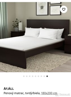 Matrac 180x200 IKEA penovy tvrdy - 4