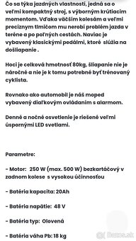 E-fichtl Nový 0KM 2rZáruka e moped e skuter elektricky - 4