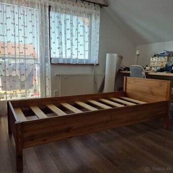 Rastúca drevená detská posteľ - 4