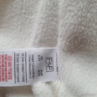 Dievčenská teplá vesta F&F, 6-7r. - 4