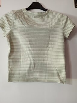 Zelené pásikavé tričko esmara - 4