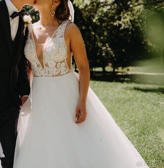 Predám svadobné šaty - úprava v cene 💍 - 4